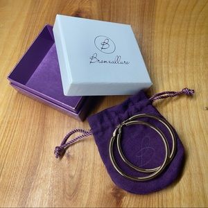 Large 18kt gold plated hoop earrings